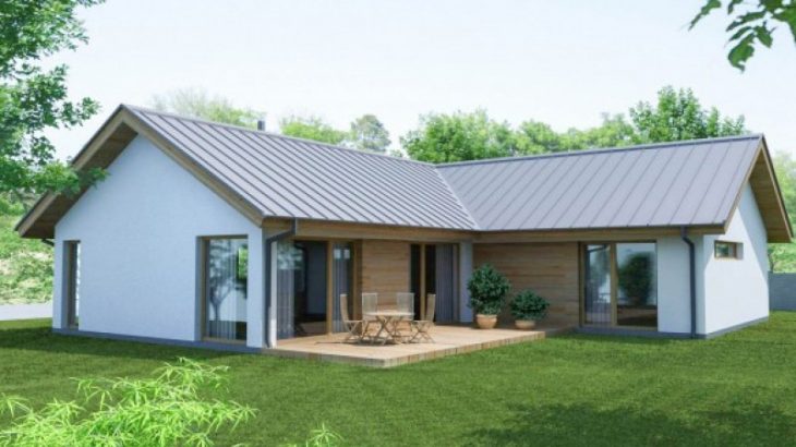 Проект одноэтажного дома с террасой P29 - фото №2