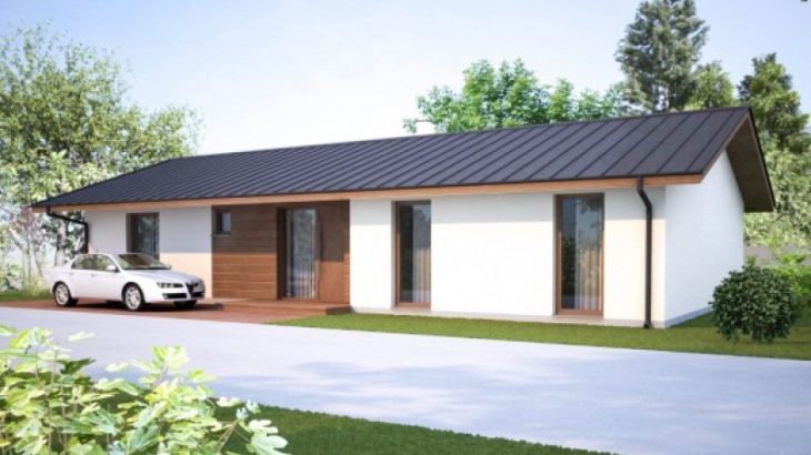 Проект одноэтажного дома P53 - фото №1