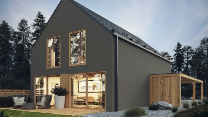 Проект мансардного дома с террасой S28 - фото №2