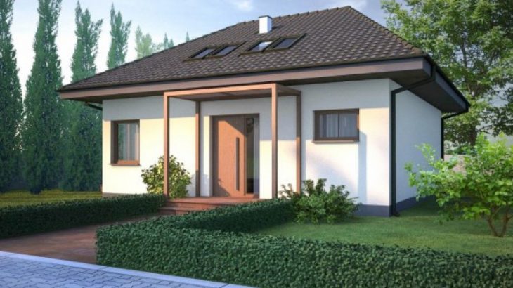 Проект мансардного дома S37 - фото №1