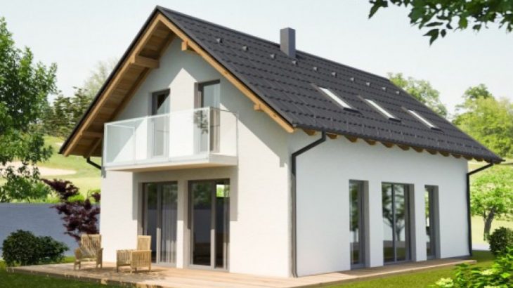 Проект мансардного дома с террасой S43 - фото №2