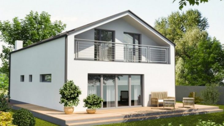 Проект мансардного дома с террасой S48 - фото №2