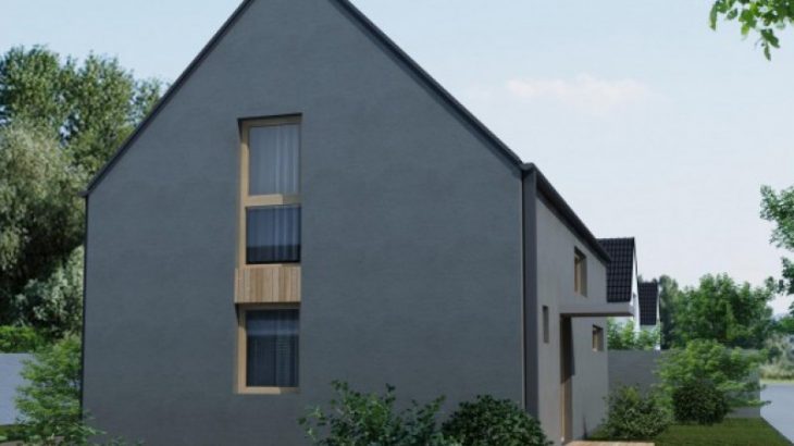 Проект мансардного дома с террасой S50 - фото №1