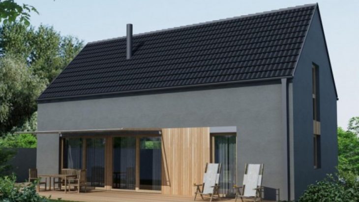 Проект мансардного дома с террасой S50 - фото №2