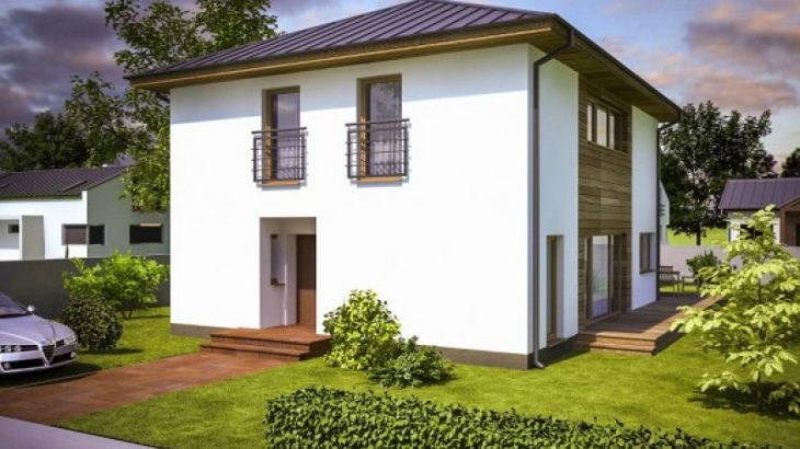 Проект мансардного дома S52 - фото №1