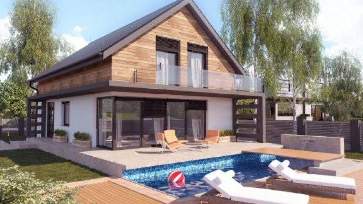 Проект мансардного дома S55 - фото №2