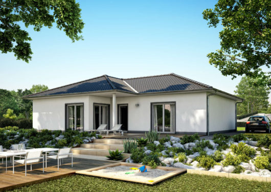 Проект одноэтажного дома с террасой P92 - фото №2