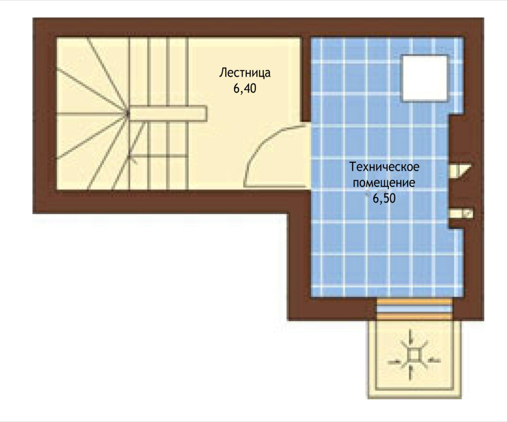 Проект мансардного дома с гаражом и подвалом S120 - HOTPLANS.BY