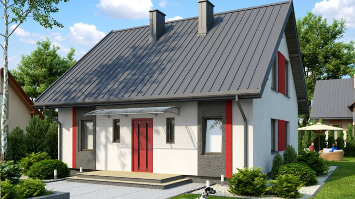 Проект мансардного дома S125 - фото №1