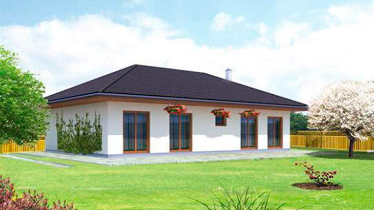 Проект одноэтажного дома P85 - фото №2