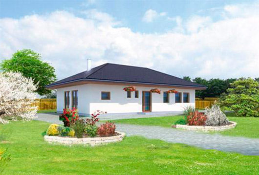 Проект одноэтажного дома P85 - фото №1