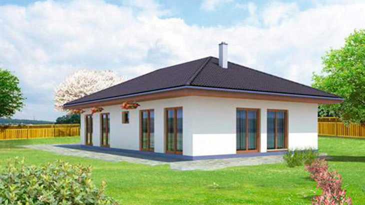 Проект одноэтажного дома P85 - фото №3